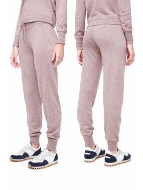 Lululemon Apres Your Way Cashlu Knit Jogger Pants Womens Smoky Blush Heather Cas